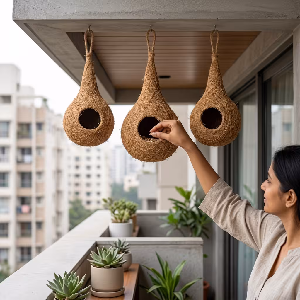 Bird Nest || Pack of 3 || Coco Fiber